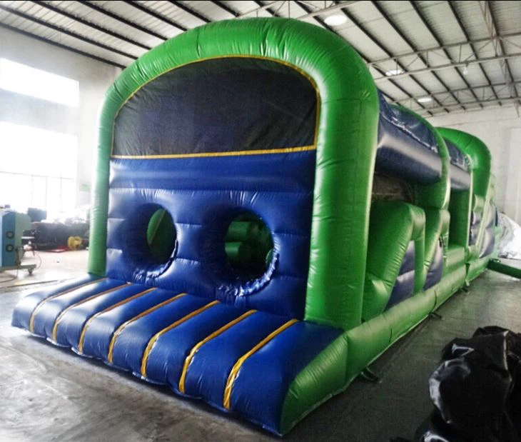 boy inflatable obstacle course
